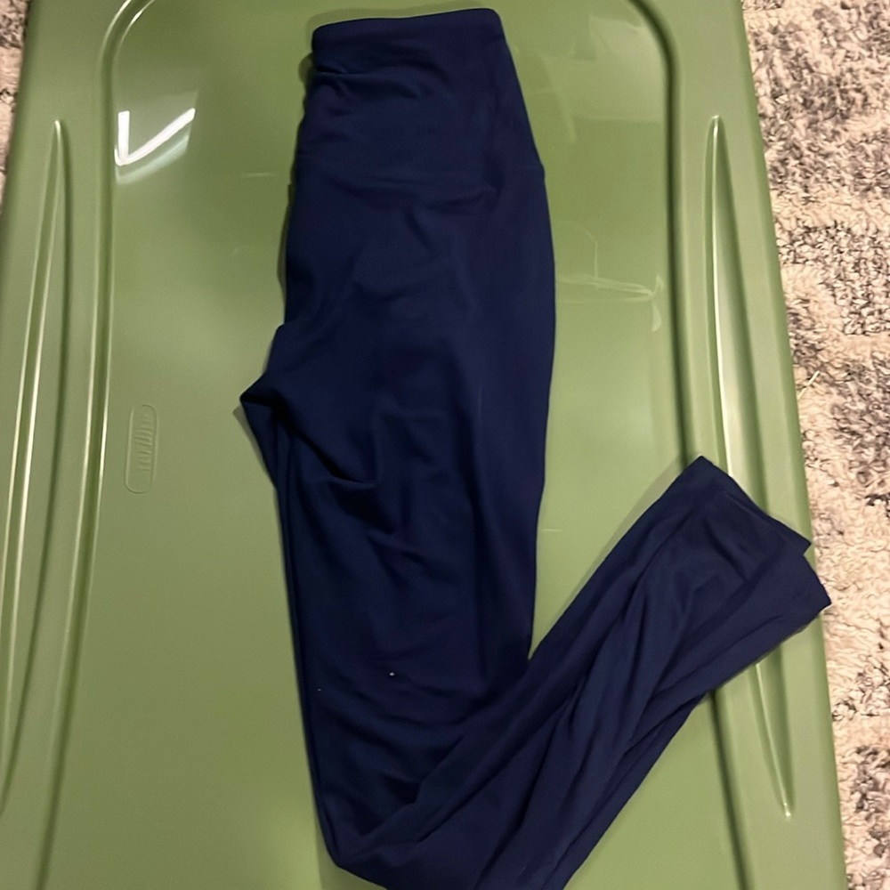 Blue comfy leggings